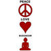 Peace Love Buddhism T-shirt & Gift